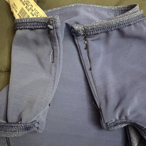 Lands' End Shine High Waisted Bikini Bottom - Size: 2 Long (Altered) - NWT - Picture 11 of 13